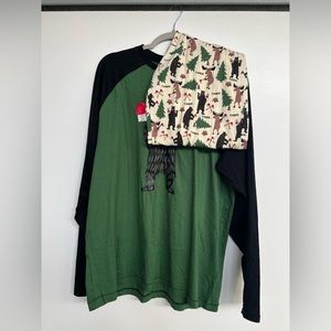 NWOT Little Blue House Timber Unisex Pajama Set - Size M (pants) L (shirt)